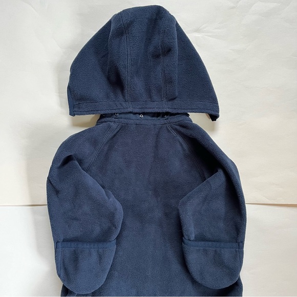 Polarn O. Pyret Eco Wind Fleece Bunting: Size 4-6M (68 cm): Navy - Picture 6 of 9